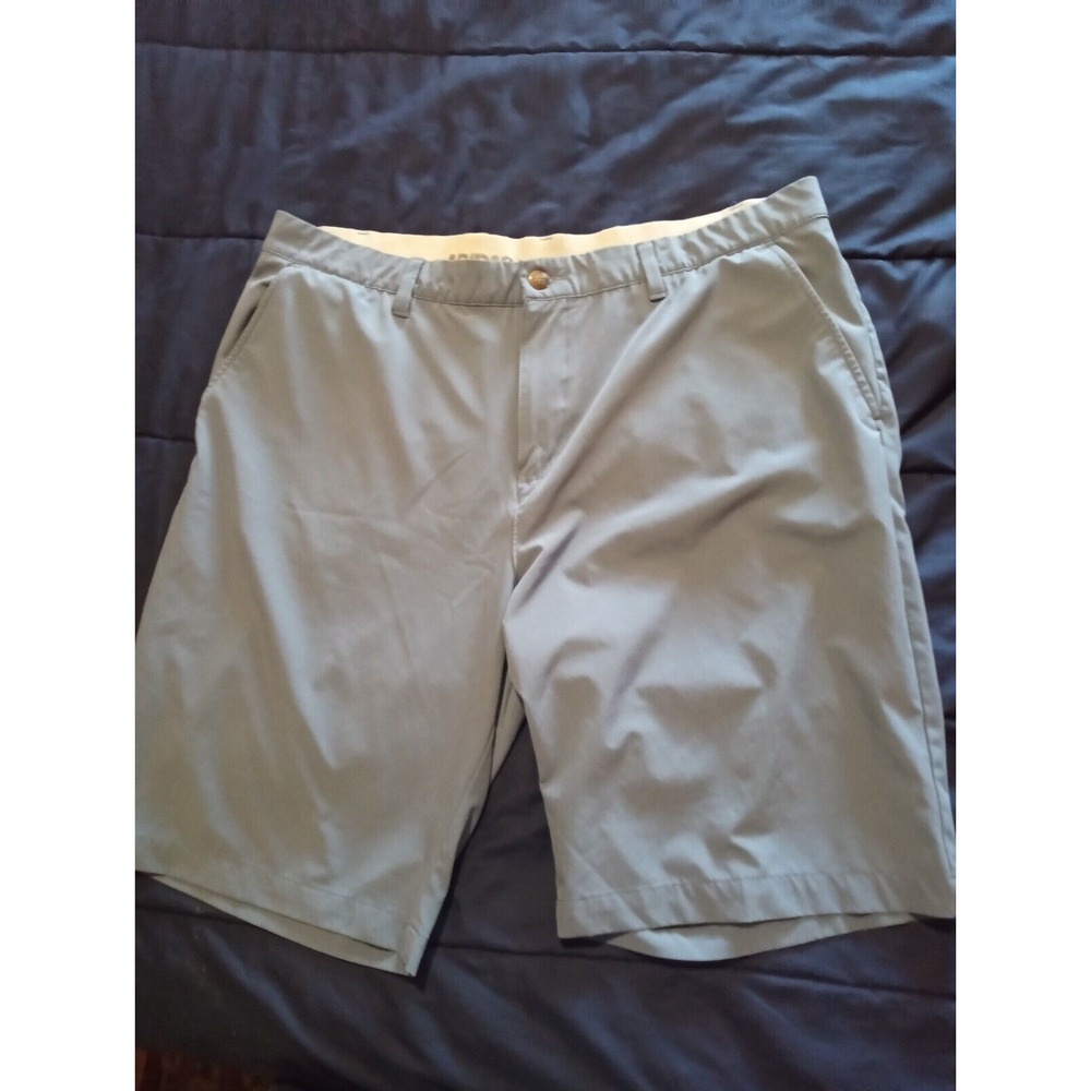 Adidas Shorts Mens 38 Navy Blue Stretch Performance Golf Short 10 in 4F